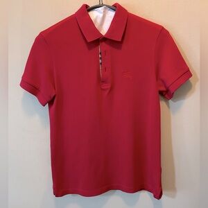 Burberry Red Polo - Extra Small